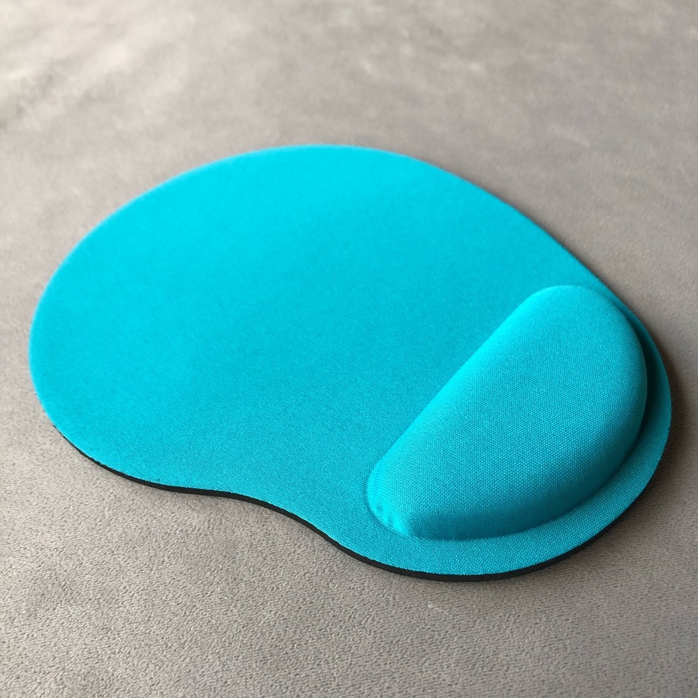 Teal Ergonomic Mouse Pad with Wrist Rest ~ NWT
